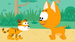 УЧИМСЯ РЫЧАТЬ - Котёнок Котэ - Мультики и песенки для детей малышей