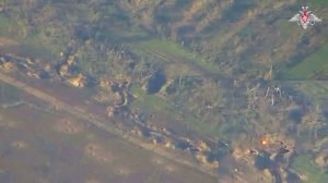 Боевая работа расчета гаубицы «Мста-Б» ГрВ «Южная»