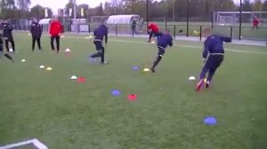 Упражнение на быстроту (футбол)