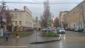 НОЯБРЬ В КИРОВЕ. ВИД ИЗ ОКНА АВТО