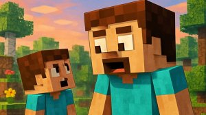 Я Встретил Самого Себя из Прошлого в Майнкрафт!!!