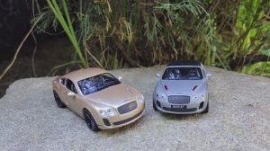 Сравнение моделей Bentley Continental Supersports Convertible ISR выпущенных MSZ и Welly.