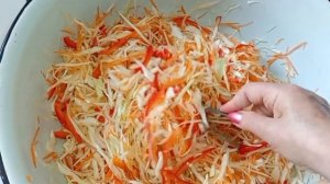 10 НОЯБРЯ 2025 Г.  САЛАТ ИЗ КАПУСТЫ С БОЛГАРИИ СКИМ ПЕРЦЕМ ИЛИ МАРИНОВАННАЯ КАПУСТА.