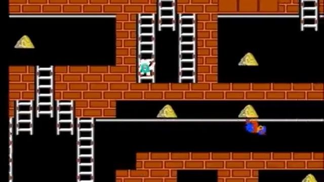 Lode Runner Золотоискатель прохождение NES Famicom Dendy. смотреть онлайн