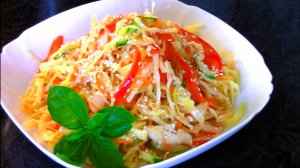 Салат из капусты с корейской заправкой Чим Чим