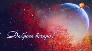 Хорошего вечера. Спокойной ночи. Открытка дня