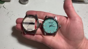 Дмитрий Бродниковский-часы Ракета Tiffany и Ракета Авангард сапфир+сталь