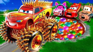 Машинки летают и прыгают! Развивающие мультики Машины помощники. Мультфильмы про машинки