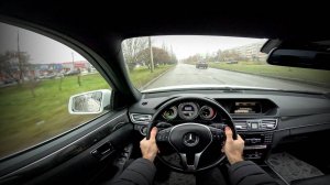 2013 Mercedes-Benz E250d 4Matic POV TEST DRIVE