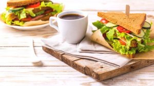 Мой завтрак диабетика.