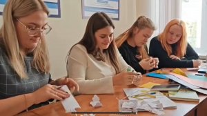 Рубрика «Лекция без скуки»🎨💡«Бумажная мастерская» для будущих педагогов!