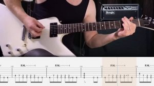 Metallica - Blackened Cover (Табулатура) Guitar Tutorial TABS