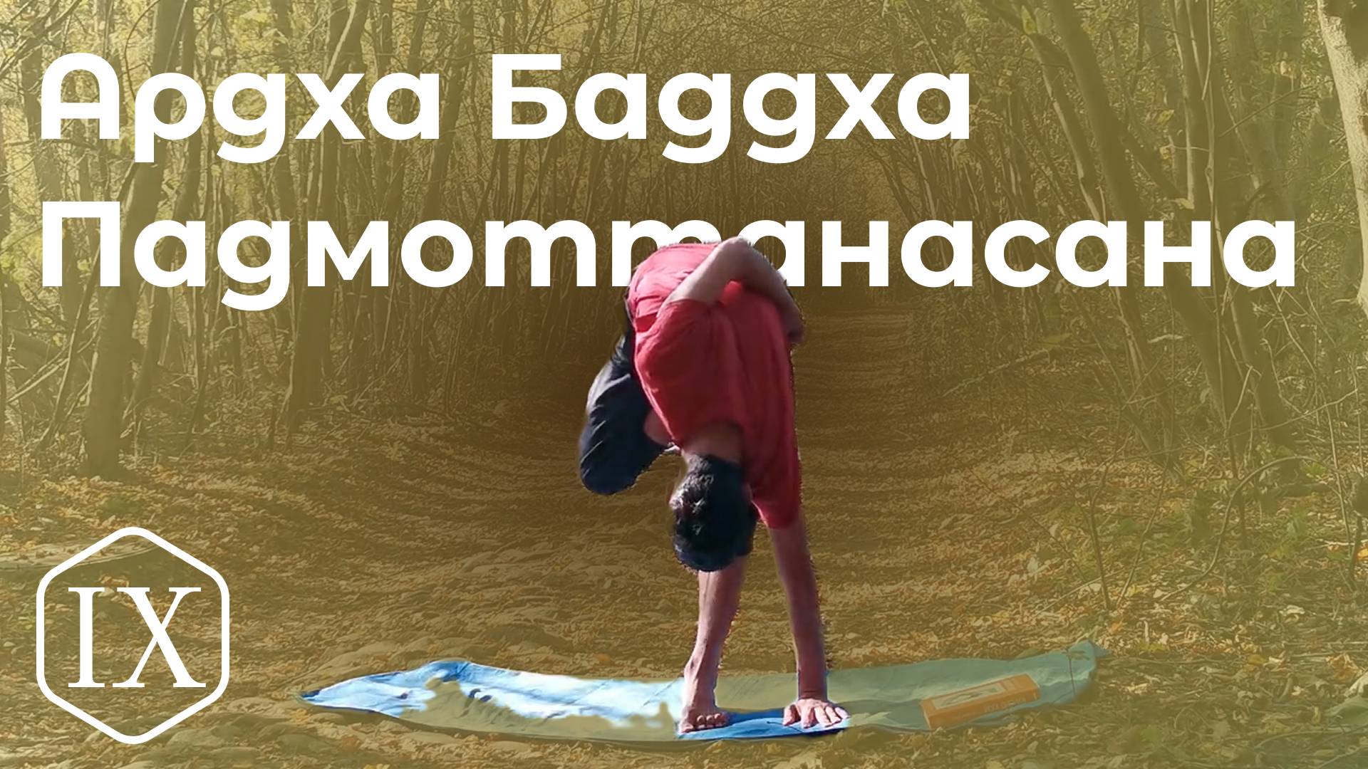 Ардха Баддха Падмоттанасана / поза связанного полулотоса *9 (Техника выполнения асан йоги)