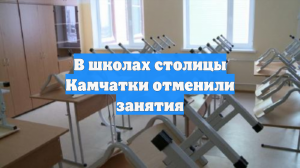В школах столицы Камчатки отменили занятия