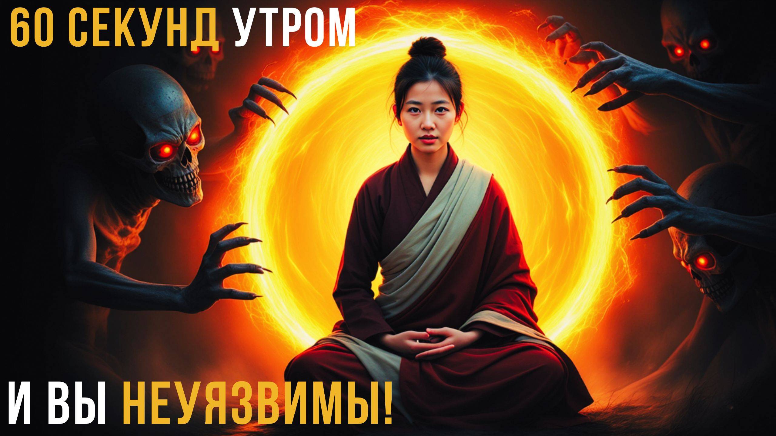 Тибетский щит монаха: 1 минута утром, чтобы стать невидимым для зависти и зла.