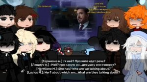 || Harry Potter characters reactions to Harry Potter as Tony Stark ||