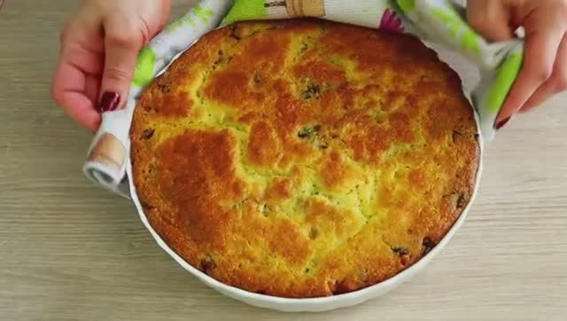 Такого МАННИКА Вы ещё не готовили. Попробуйте СРОЧНО. Ленивый Пирог с мясом и грибами на кефире