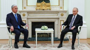 Владимир Путин с Президентом Республики Казахстан Касым-Жомартом Токаевым, Кремль, 11 ноября 2025 г