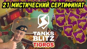 21 Мистический Сертификат Tanks Blitz