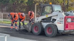 Продолжается капитальный ремонт улицы Коммунистической в г. Крымске