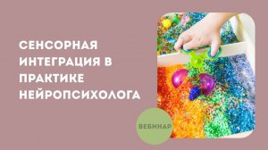 Сенсорная интеграция в практике нейропсихолога