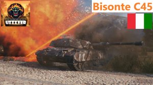 МИР ТАНКОВ. Bisonte C45 - итальянский тяжёлый прем танк 8 уровня.