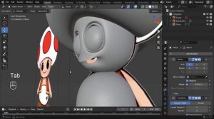 Урок 6. Моделируем рот персонажа в Blender 4.2