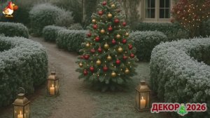 Как украсить дом и елку к Новому Году 2026 фото идеи для вдохновения 🎍🎄🎅🏼 (11)