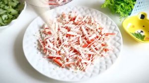 Салат АЛЁНКА. Безумно Простой, Вкусный и очень быстрый праздничный салатик за 10 МИНУТ.