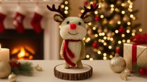 ОЛЕНЬ ИЗ СИНЕЛЬНОЙ ПРОВОЛОКИ