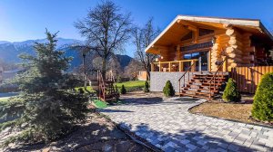 Банька с Кедра в Архызе Славянская Усадьба