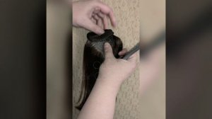 Лёгкий ХВОСТ на резинке, детские волосы #накладнойхвост #натуральныйхвост #изделияизволос #постиж