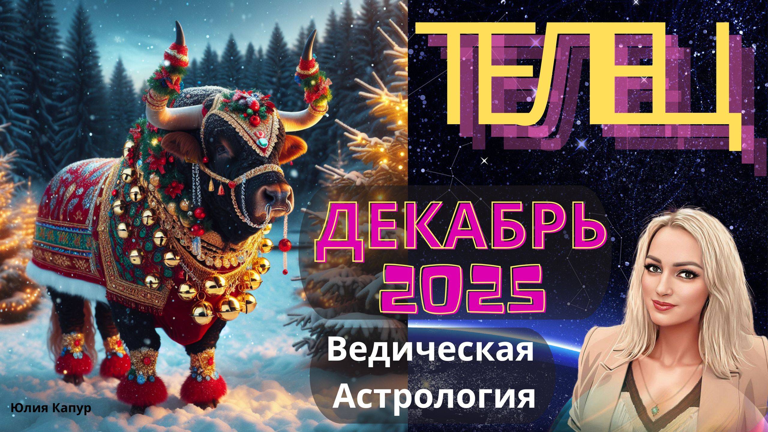 ♉ Телец - гороскоп на Декабрь 2025 года. От Юлии Капур смотреть онлайн