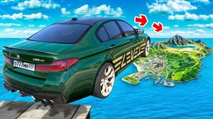 Как далеко чит тачка улетит с огромного трамплина в ГТА 5 Моды? Обзор мода в GTA 5