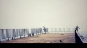 Туманное утро. Прогулка по набережной.