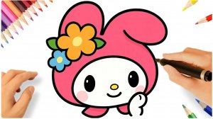 КАК БЫСТРО И ЛЕГКО НАРИСОВАТЬ ЗАСТЕНЧИВУЮ МЕЛОДИ 🌼