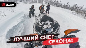Такой снег бывает редко! Снегоходы едут, но есть нюансы.