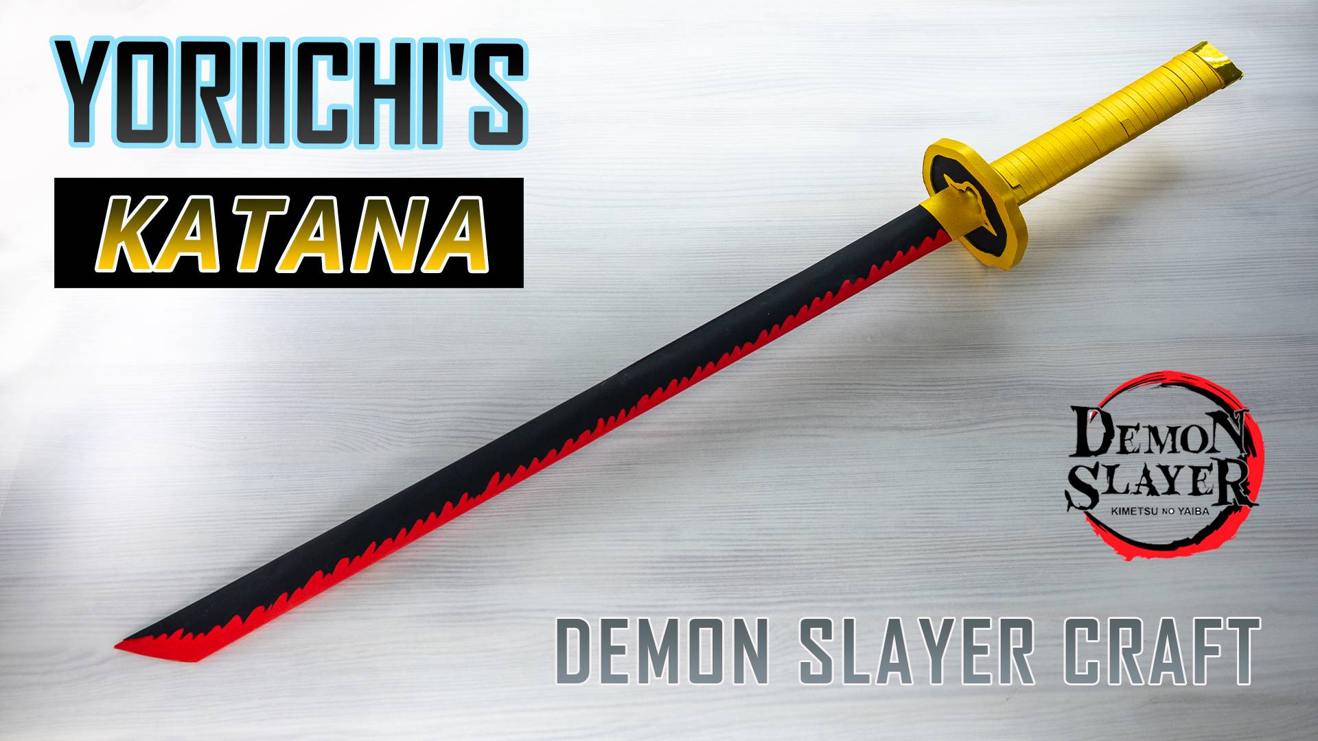 Как я сделал катану Ёриичи Цугикуни из бумаги и картона смотреть онлайн