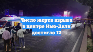 Число жертв взрыва в центре Нью-Дели достигло 12