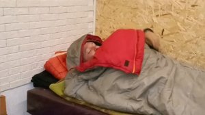 TREK PLANET YUKON 450гр\квм замечательный зимний спальник юкон, сплю по осени +9 ночью жарко в одёже