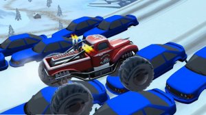 Машинки для мальчиков - Мультики Гонки Race Off Snow Grinder