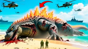 НАШЁЛ ГИГАНТСКУЮ ГОДЗИЛЛУ в ГТА 5! КОРОЛЬ МОНСТРОВ GODZILLA В GTA 5 ОНЛАЙН