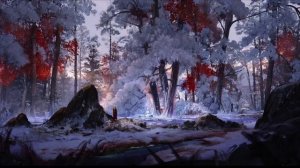 Первый снег - Волшебная музыка эльфийского леса, фоновая музыка для отдыха и расслабления