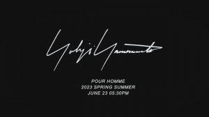 Показ мужской коллекции Yohji Yamamoto Pour Homme весна-лето 2023
