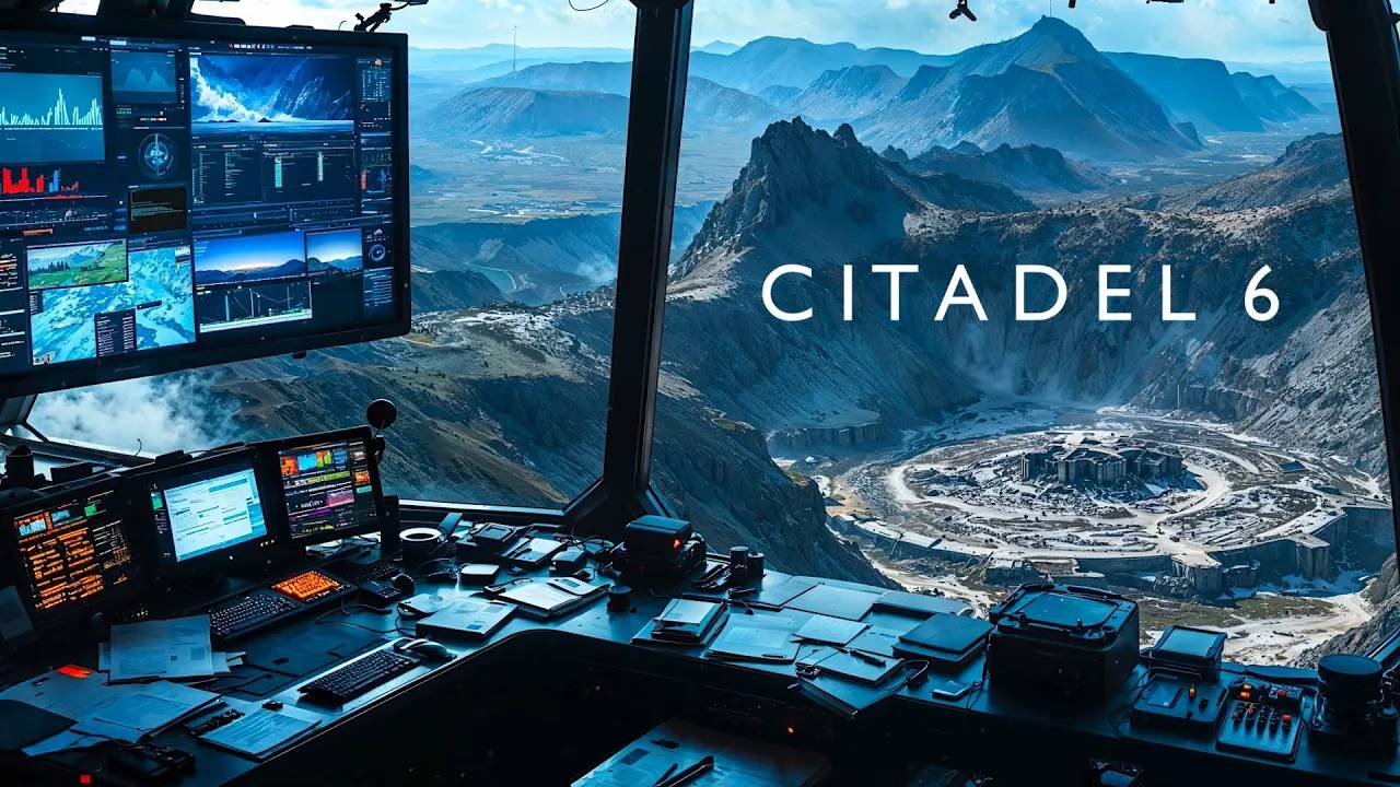 CITADEL 6 Mountain Outpost  Sci-Fi Ambience for Focus & Sleep 1080