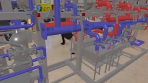 Демонстрация работы VR Concept в режиме смешанной реальности