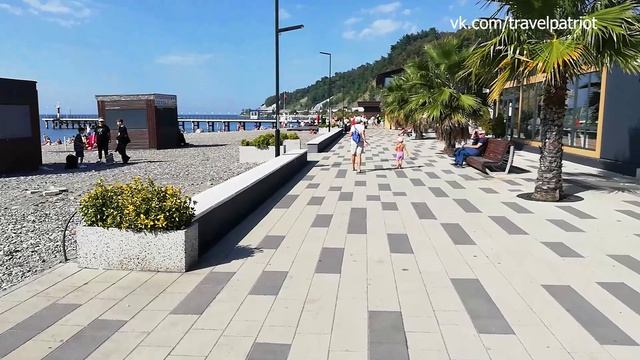 Прогулка по набережной Дагомыса в Октябре 2025 года