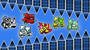 50 Игроков Vs БЕСКОНЕЧНЫЙ ПЛАТФОРМЕР в Geometry Dash!