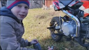 Замена масла в питбайке