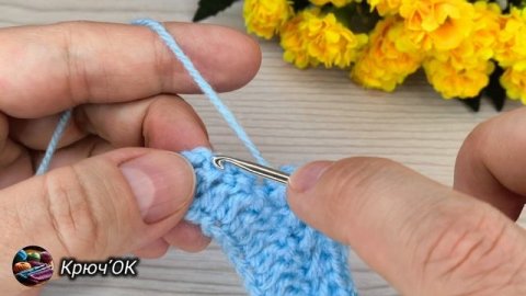 Узор крючком 64 #вязаниекрючком #узорыкрючком